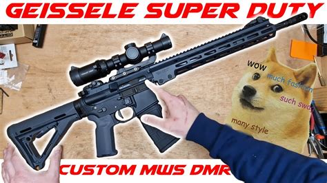 My Custom Geissele Super Duty MWS DMR GBBR Tokyo Marui MTR 16 YouTube