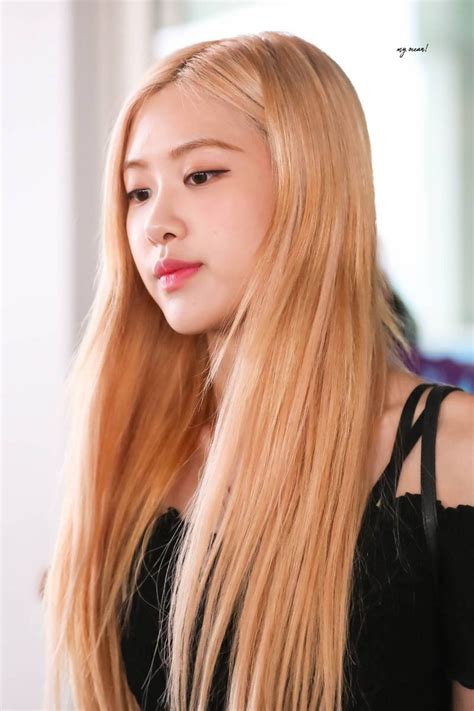 190723 BLACKPINK Rose | Rose hair color, Rose hair color blackpink ...