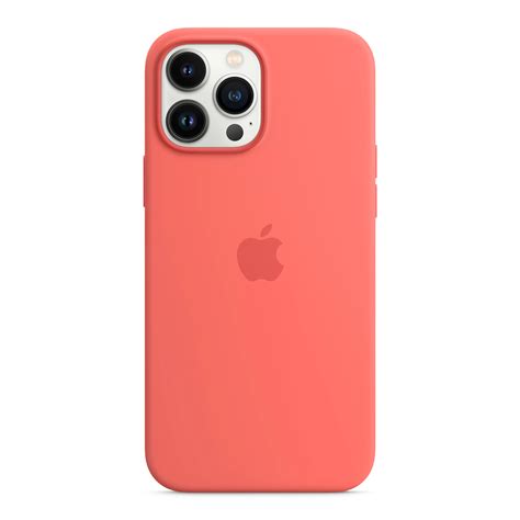 Apple Iphone Pro Max Silicone Case With Magsafe Pink Pomelo