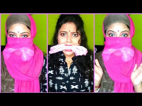 Gan Talk Challenge With Dupatta Funny Video Requested Face Cover