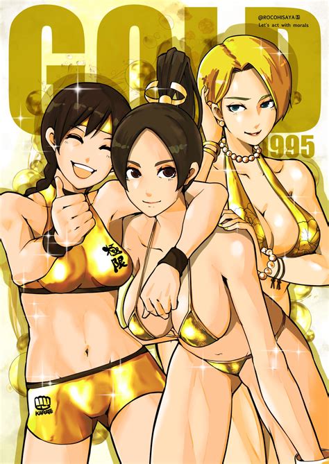 Shiranui Mai Yuri Sakazaki And King The King Of Fighters And 2 More