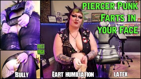 PIERCER PUNK FARTS IN YOUR NERD FACE Miss Vaga BBW Punk Clips4sale