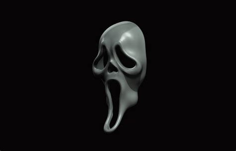 Scream Stl D Printable Model Mask Ghostface Etsy India