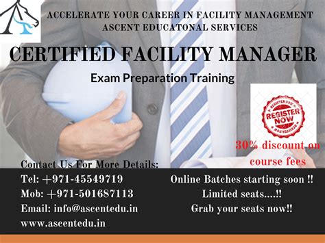 GET CERTIFIED AS CERTIFIED FACILITY MANAGER- SHARJAH – Certified safety