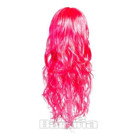 Pink Wig Long Synthetic Wigs Colourful Cosplay Accessories