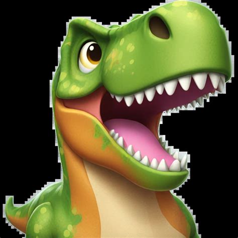Dinosaur Wearing A Bikini Emoji AI Emoji Generator