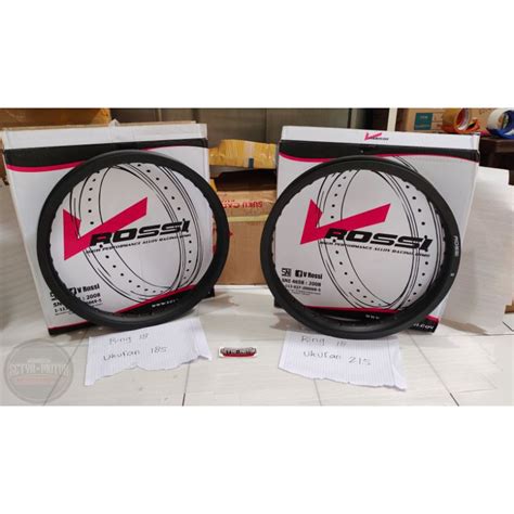 Jual Velg Rossi Ring 18 Ukuran 185 215 Hitam Doff Shopee Indonesia