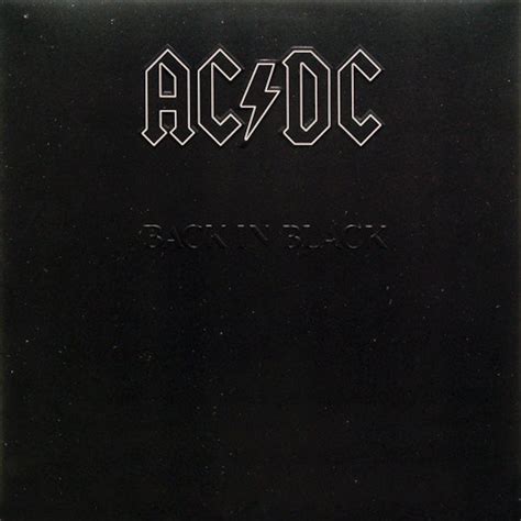 Acdc Back In Black Vinyl Lp Album Reissue Remastered New 180 Gram