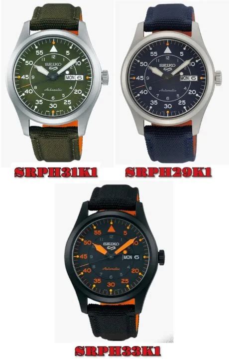 Seiko Sports Field Military Flieger Automatic Srph K Srph K