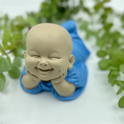 Blue Happy Monk 14cm Earth Saltz