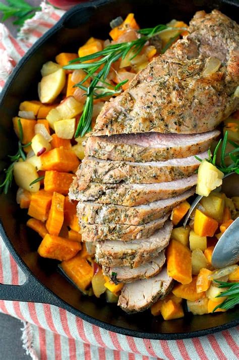 Roasted Pork Tenderloin With Apples The Seasoned Mom