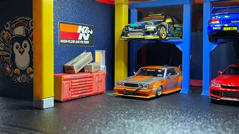 Fast Furious Tej S Garage For Hot Wheels Scale Cars Free D File For D Printing