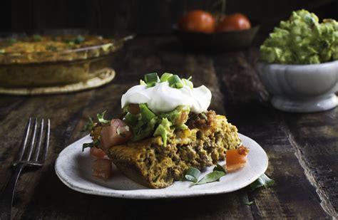 Delicious Low Carb Crustless Taco Pie Recipe Simply So Healthy