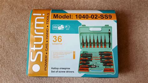 Набор отверток Sturm! 1040-02-SS9, 36 предметов — купить в интернет ...