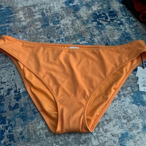 Shade Shore Swim Nwt Shade Shore Orange Bikini Bottoms Full Coverage Poshmark