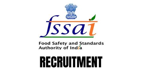 Fssai Recruitment 2023 Notification And How To Apply