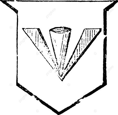An Antique Etching Of The Broad Arrow A Historic Battle Weapon Vector