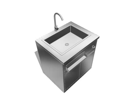 Thor Kitchen 7 Piece 32 In W X 26 In D X 38 In H Outdoor Kitchen Sink