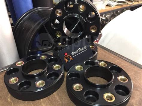 Проставка Starleks 30 мм 5x112 цо 66.6 футорочная 14x1,5 черная, новый ...