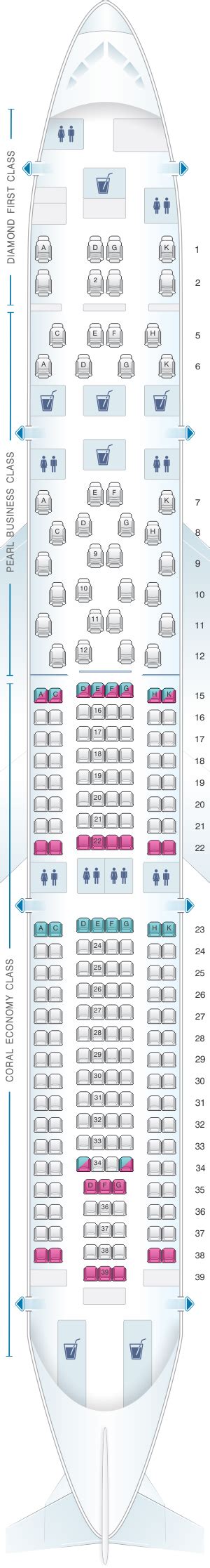 Seat Map Scandinavian Airlines Sas Airbus A330 300 Seatmaestro Porn