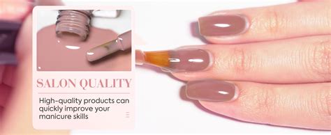 Amazon CANNI Jelly Pink Gel Nail Polish Pcs Jelly Nude Pink Gel