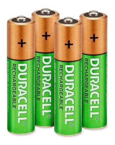 Baterías Recargables Aaa Duracell 4 paq Uline Meses sin interés