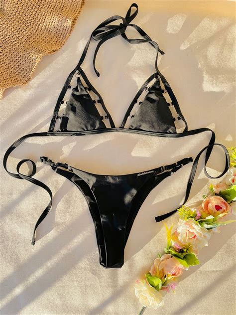 Buy FIMBUL Metal Ring String Detailed Lingerie Set Bikini Lingerie Set For Women 28590162 Myntra