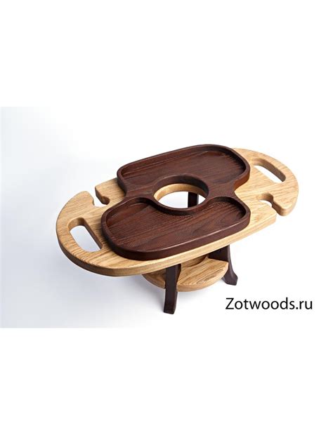 Винница из дерева на два бокала купить - Zotwoods.ru