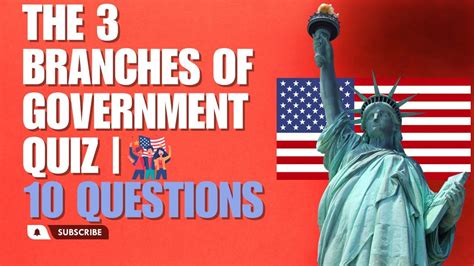 The 3 Branches Of Government Quiz 10 Question Trivia Youtube