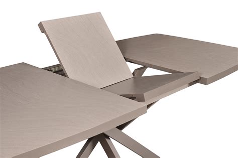 Купить Стол ARAMIS 140(+40)x90 металл латте / HP-ламинат "бежевый ...