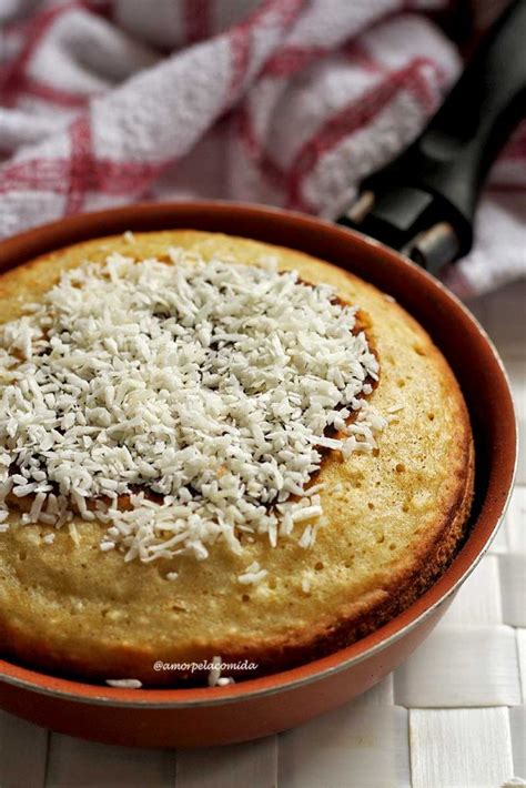 Bolo De Coco De Frigideira Sem Farinha E Sem Manteiga Receitas