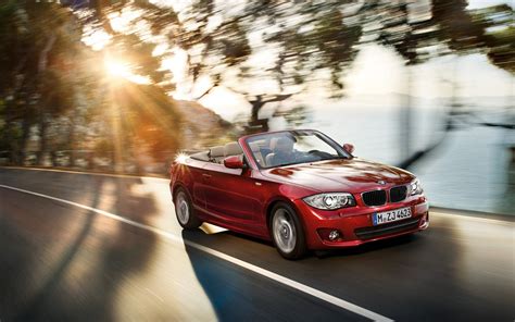 BMW red classic 1 Series Convertible car HD wallpaper 02 Preview ...