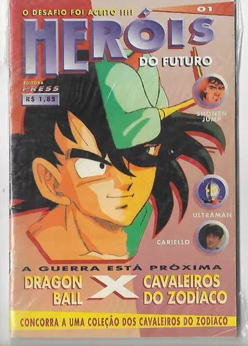 Revista Heróis Do Futuro 1 Cavaleiros Do Zodíaco Dragon Ball