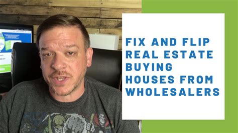 Fix And Flip Real Estate Buying Houses From Wholesalers Youtube