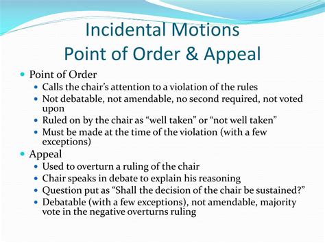 Ppt Roberts Rules Of Order Powerpoint Presentation Free Download