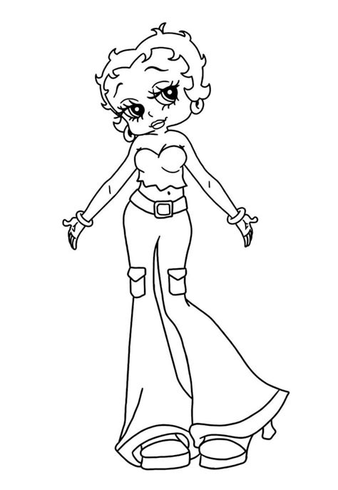 Desenhos Da Betty Boop Para Colorir Bora Colorir