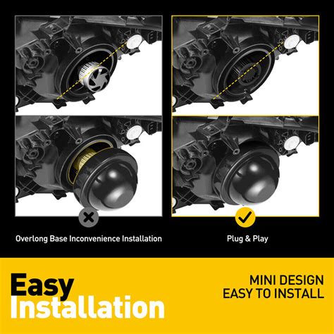 AUXITO H4 9003 LED Headlight Canbus Free 21000LM Hi/Low Beam Bulb ...