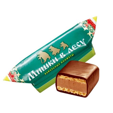 Конфеты Мишки в лесу вафельные,250гр арт. 18267 - купить в Москве оптом ...