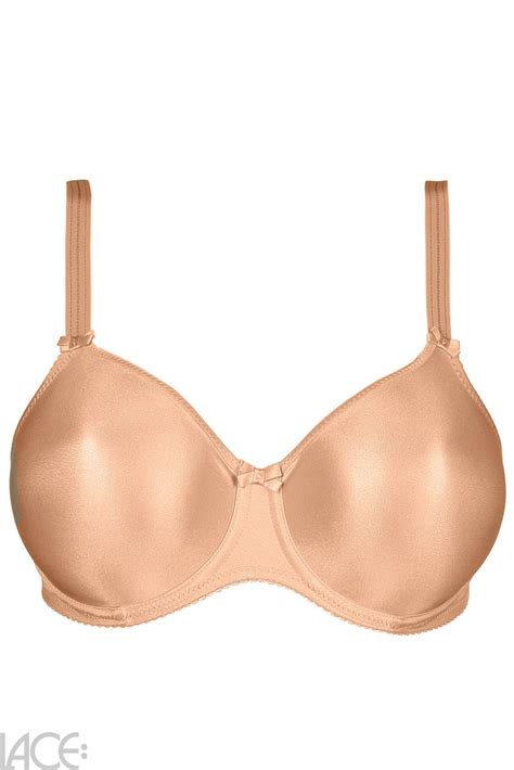 PrimaDonna Lingerie Satin BH Vorgeformte Cups E H Cup LIGHT TAN Lace De