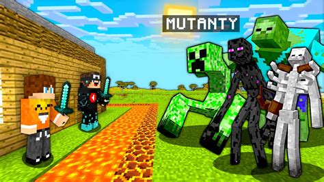 Mutant Enderman Creeper Szkielet I Zombie Vs Tajna Baza Z Smileslow W