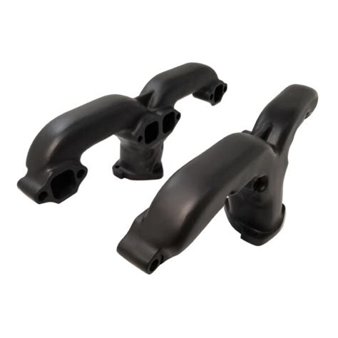 Sbc Ram Horn Style Exhaust Manifolds Black Racing Power Company