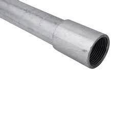 Tubo Metalico Imc Conduit Galvanizado De Pulgadas X Mts Con Union