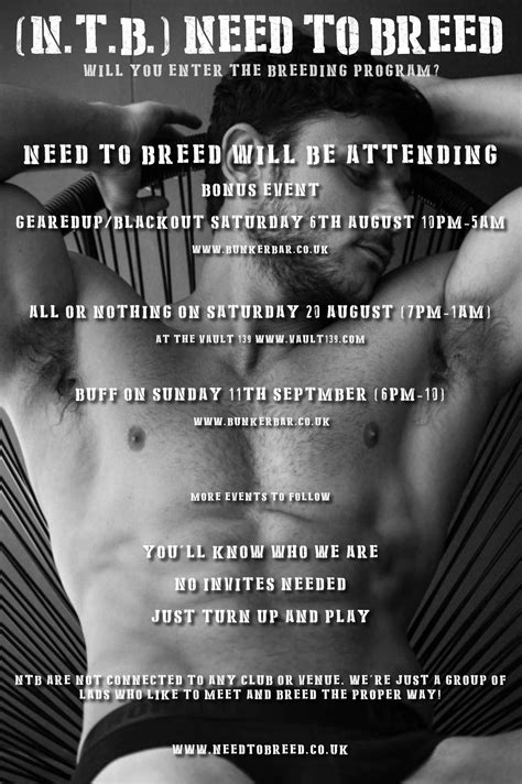 Bunker Nightclub and Cruise Club on Twitter: "Need to Breed will be at