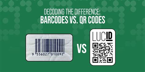 Decoding The Difference Barcodes Vs Qr Codes Lucid Green