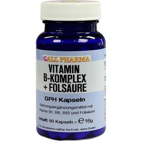 Vitamin B Komplex Fols Ure Gph Kapseln St Bei Onfy Kaufen