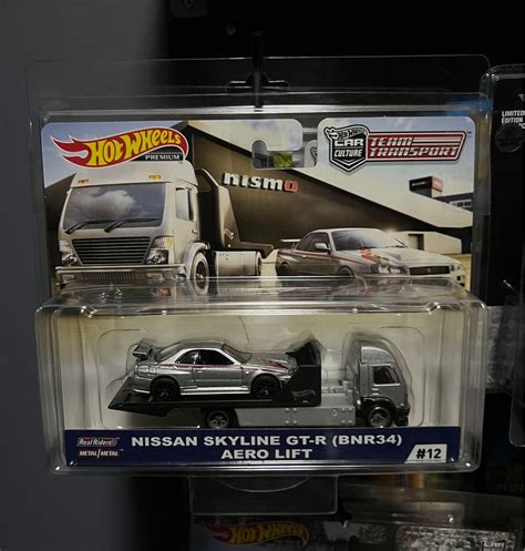 Hot Wheels Team Transport Nissan Skyline GT R BNR Aero Lift Hobbies Toys Toys Games On
