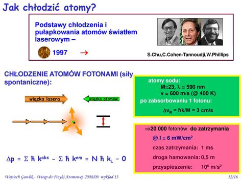 Podsumowanie W Lasery W Spektroskopii Atomowej Molekularnej Ppt Pobierz