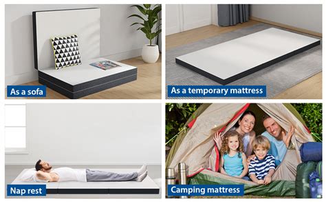 3 Inch Folding Mattress Tri Fold Memory Foam Mattress