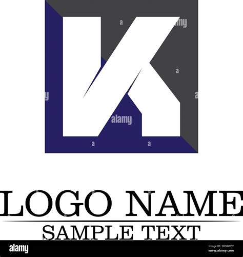 K Letter K Logo Design And Vector Stock Vector Image And Art Alamy