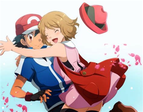 Pokemon Xyz Anime Ashsatoshi And Serena Amourshipping Satosere Anime Pokemon Ash And Serena